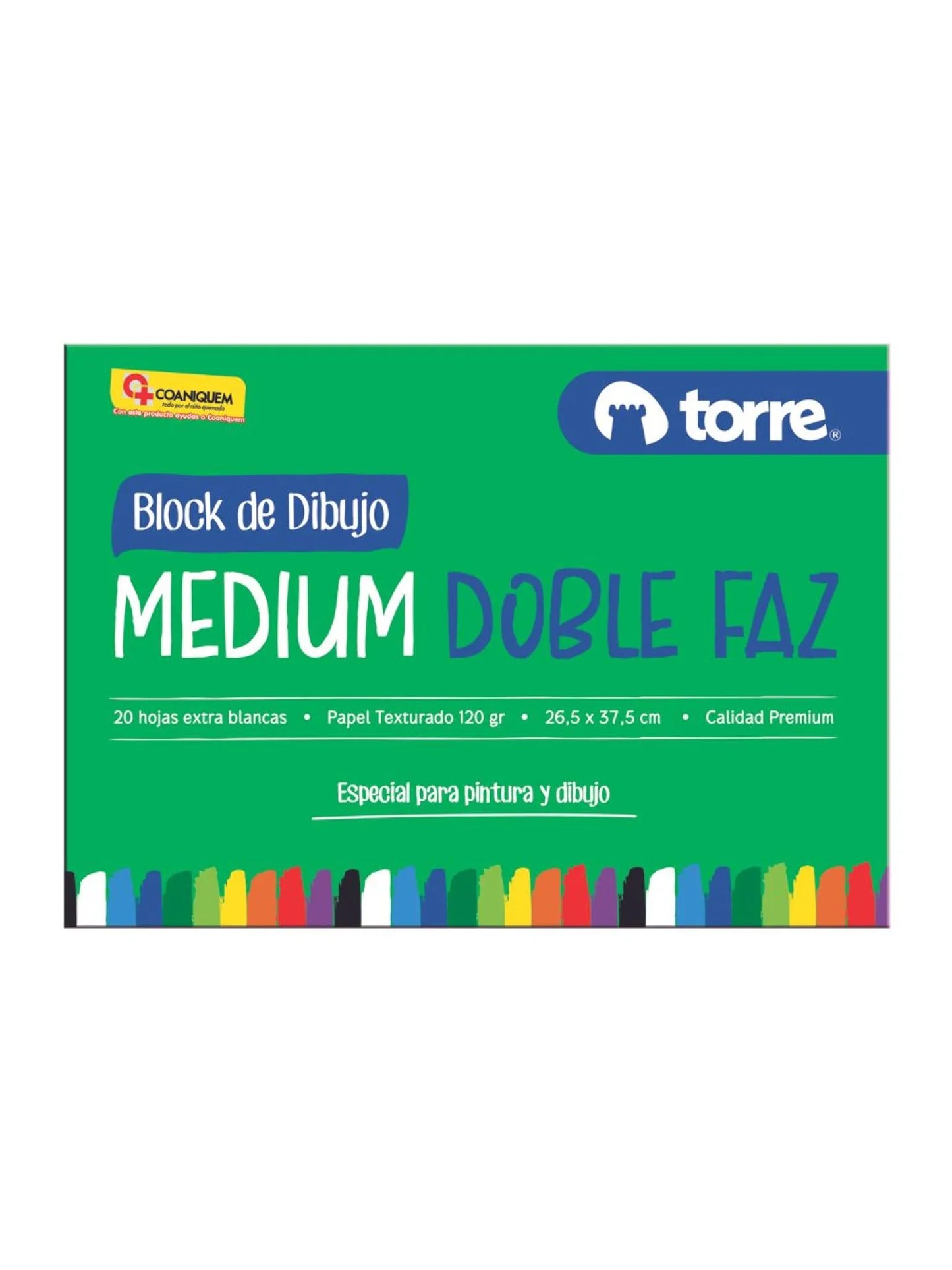 Block Dibujo M-99 Doble Faz / 20 hojas / 26,5 x 37,2 cm