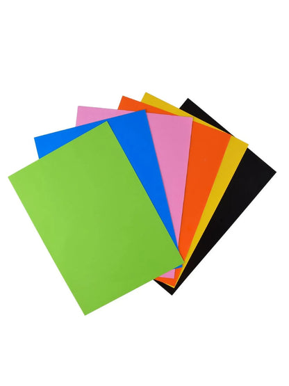 Carpeta Papel Lustre / 15 Colores - 20 Pliegos / 26,5 x 37,5 cm