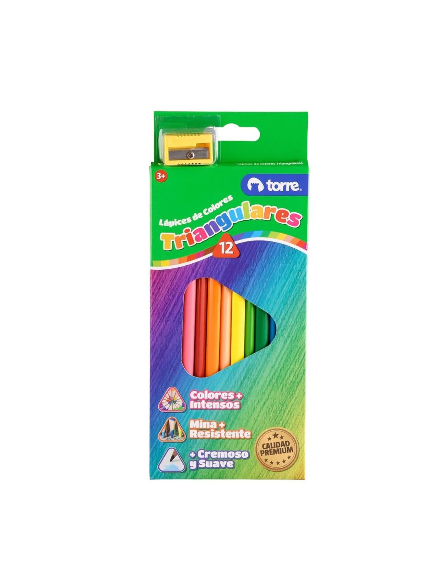 Lápices de Colores Largo Triangular Imagia