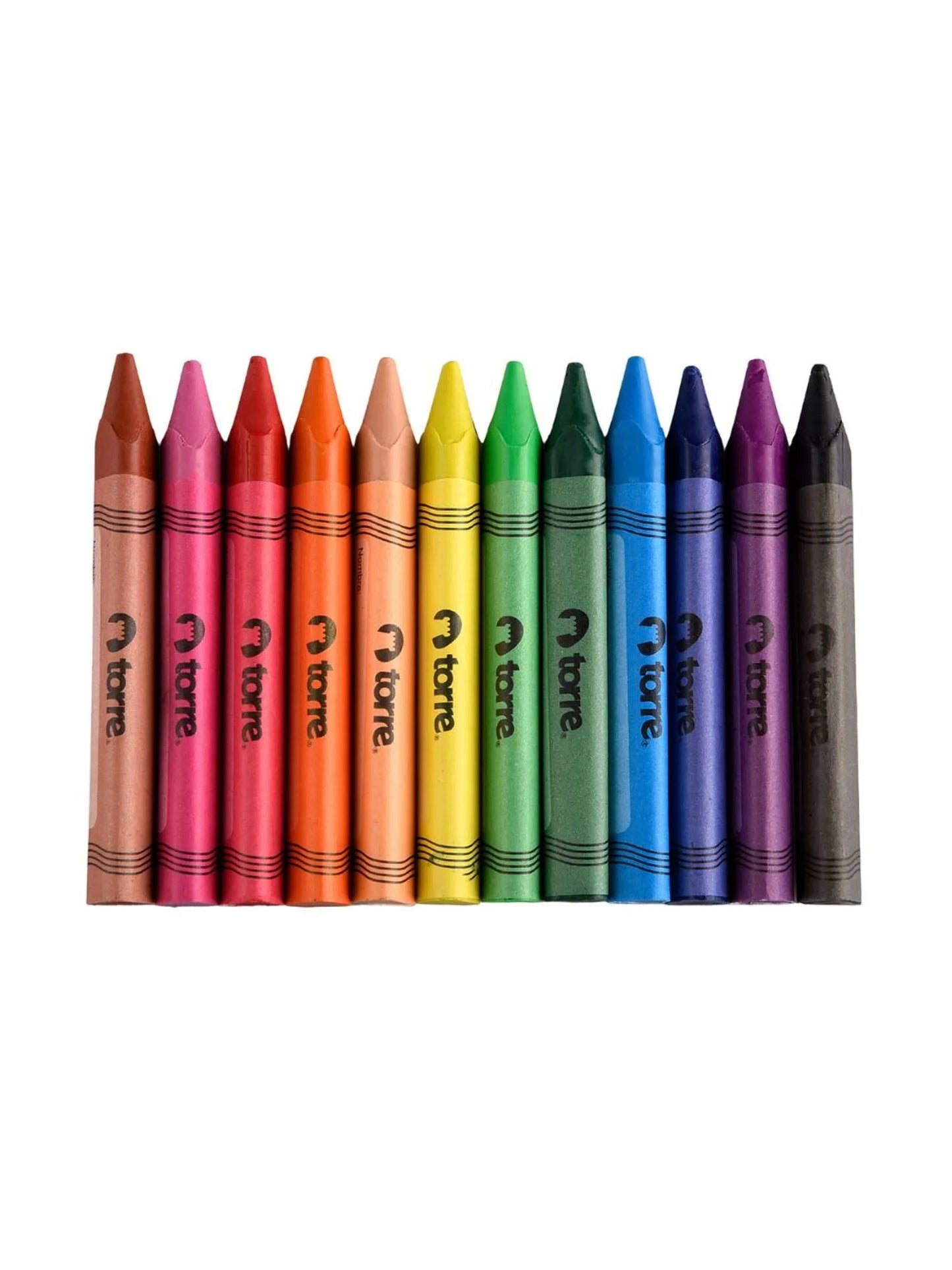 Lápices de Cera Triangulares  Jumbo 12 Colores Imagia