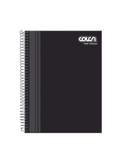 Cuaderno Triple Liso Matematico 7mm 150 Hjs. Colon