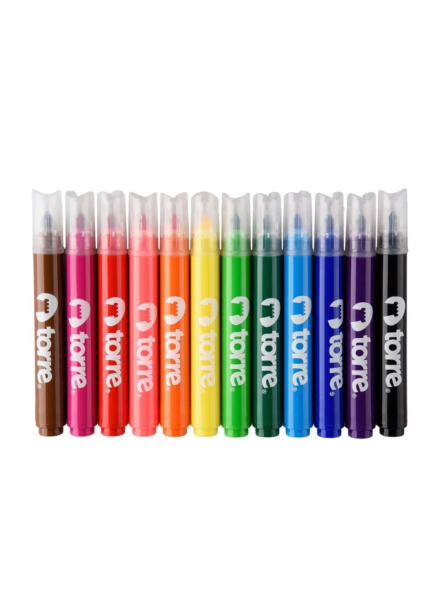 Plumones Dibujo Jumbo 12 Colores