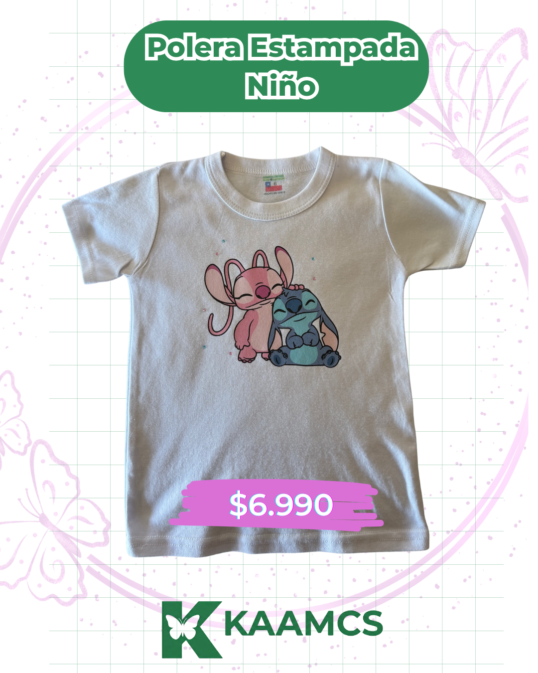 Polera Niño Estampada
