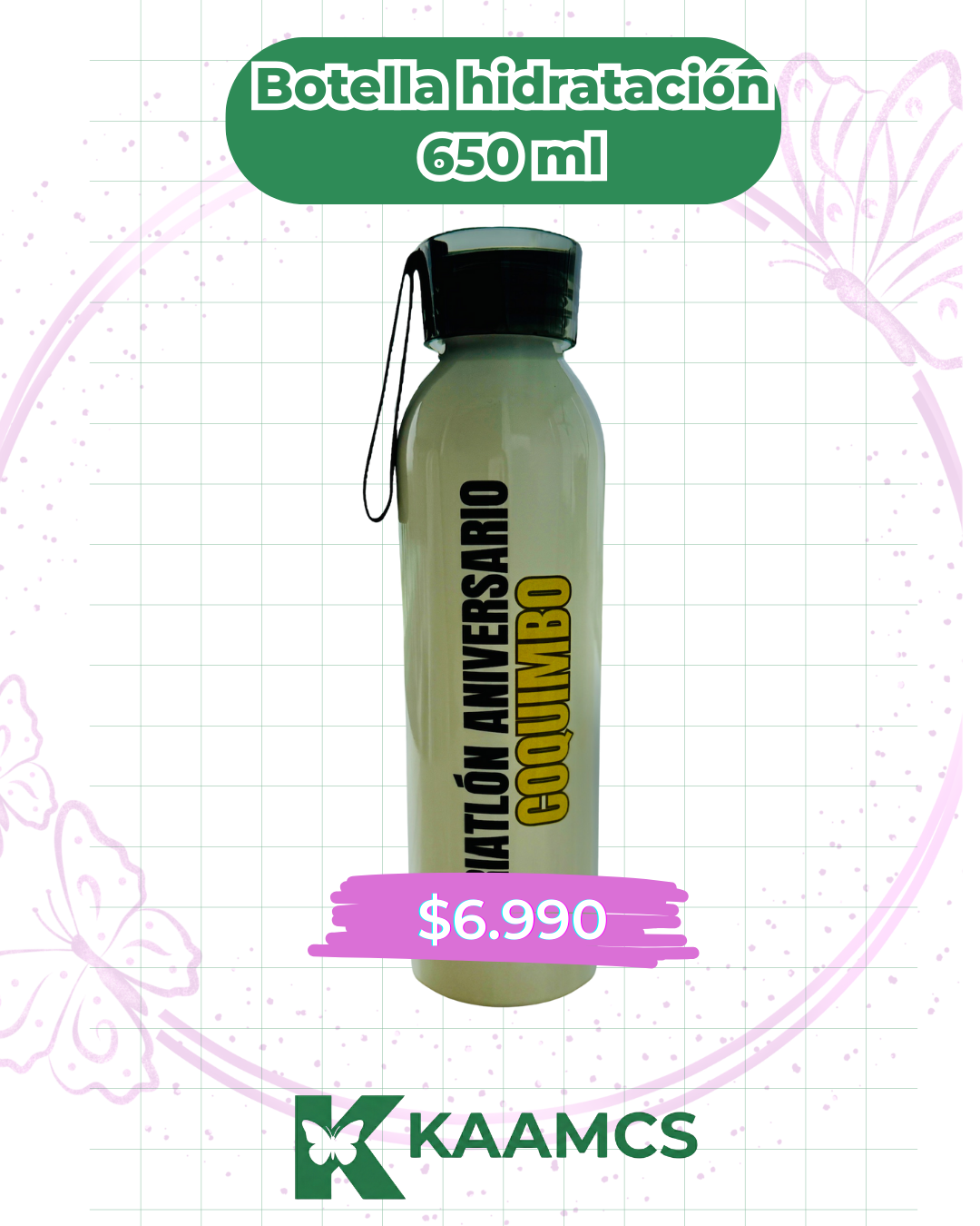 Botella Hidratación Personalizada / 650 ml