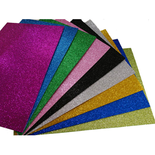 Carpeta Goma Eva Glitter / 20 x 30 cm